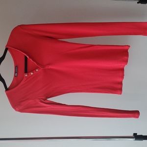 Zara red size small pullover